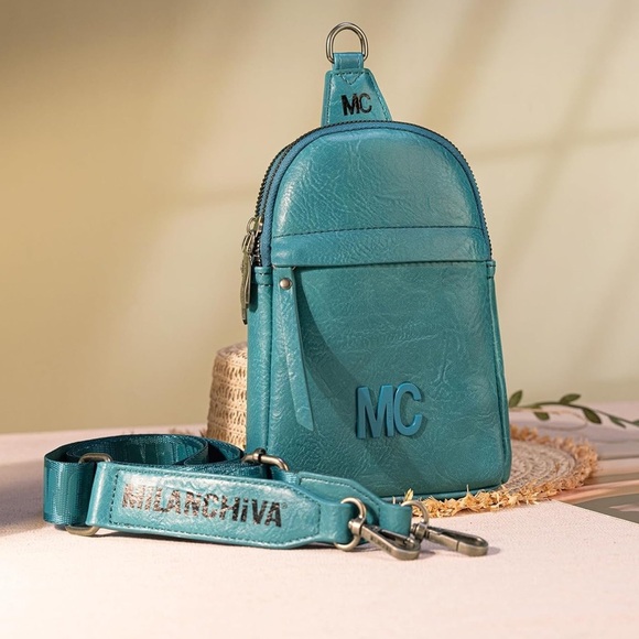 Teal sling bag - Picture 8 of 9